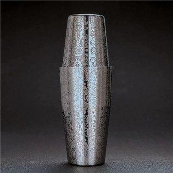 Шейкер Бостон, Angel стальной, Real quality, 750/550 мл, sh0134 фото