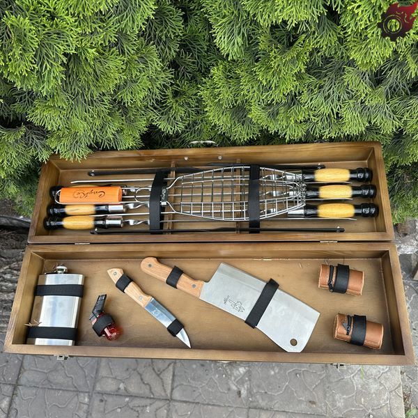 Подарочный набор Mzavod Мастер BBQ темный 1190210000811 фото