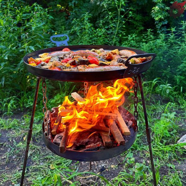 Сковорода з диску Mzavod Фрея 50см з підвісом для вогню 1080230100007 фото
