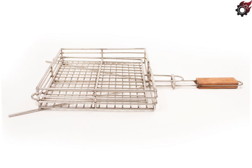 Решетка гриль из нержавеющей стали 300&times;300 мм ручной работы bbq006 фото