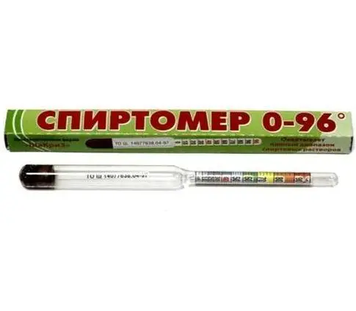 Спиртомер спиртометр ареометр бытовой 0-96 Шакриз spirtometr фото