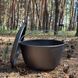Казан туристичний КТ-08КС чавунний з кришкою-сковородою 8л 4827005594251 фото 2