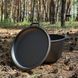 Казан туристичний КТ-08КС чавунний з кришкою-сковородою 8л 4827005594251 фото 4