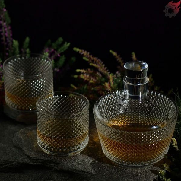 Набор для виски (графин + 2 стакана), Perfect Serve Scotland (handmade) 5900345927619 фото