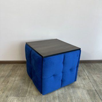 Пуф-трансформер 5в1 Остин-4 со столиком велюр черный/черный 10-5-9005 4060060110053 фото