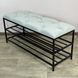 Банкетка для обуви Женева-1 100см велюр черный 10-0-9003 4010060210000 фото 3