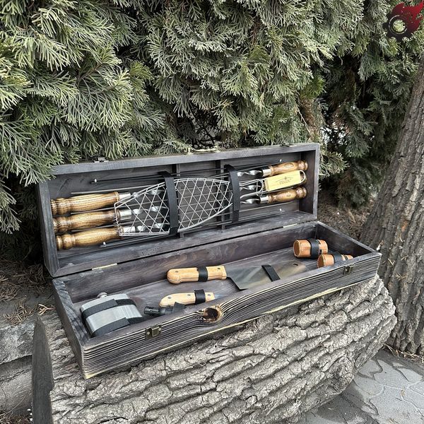 Подарочный набор Mzavod Мастер BBQ темная текстура 1190210000866 фото