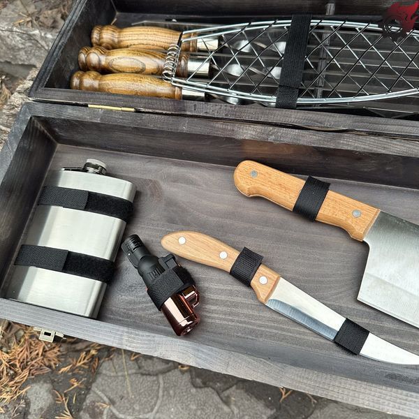 Подарочный набор Mzavod Мастер BBQ темная текстура 1190210000866 фото