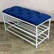 Банкетка для взуття Женева-1 100 см велюр чорний 10-0-9003 4010060210000 фото 3